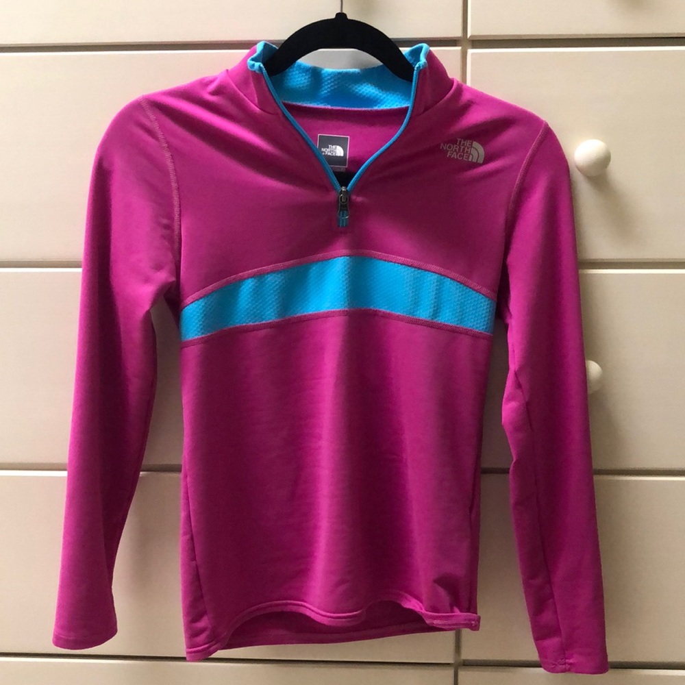 Girls Pink North Face Pullover